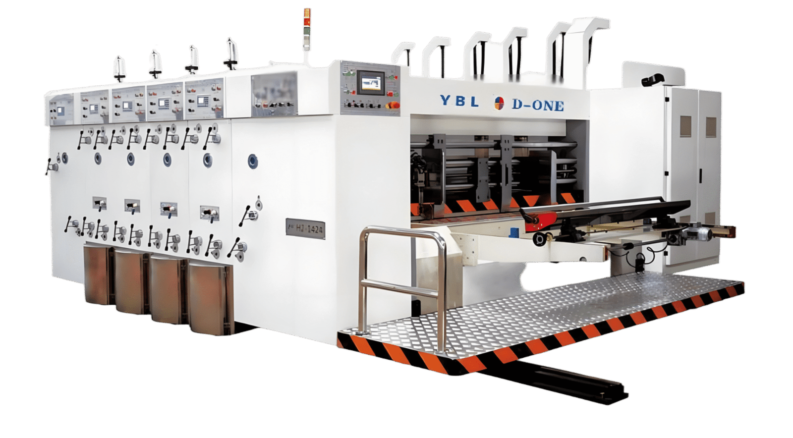 YBL-H・2 High Speed Corrugated Cardboard Carton Printing Creasing Corner Cutting Slotting Die Cutting Machine