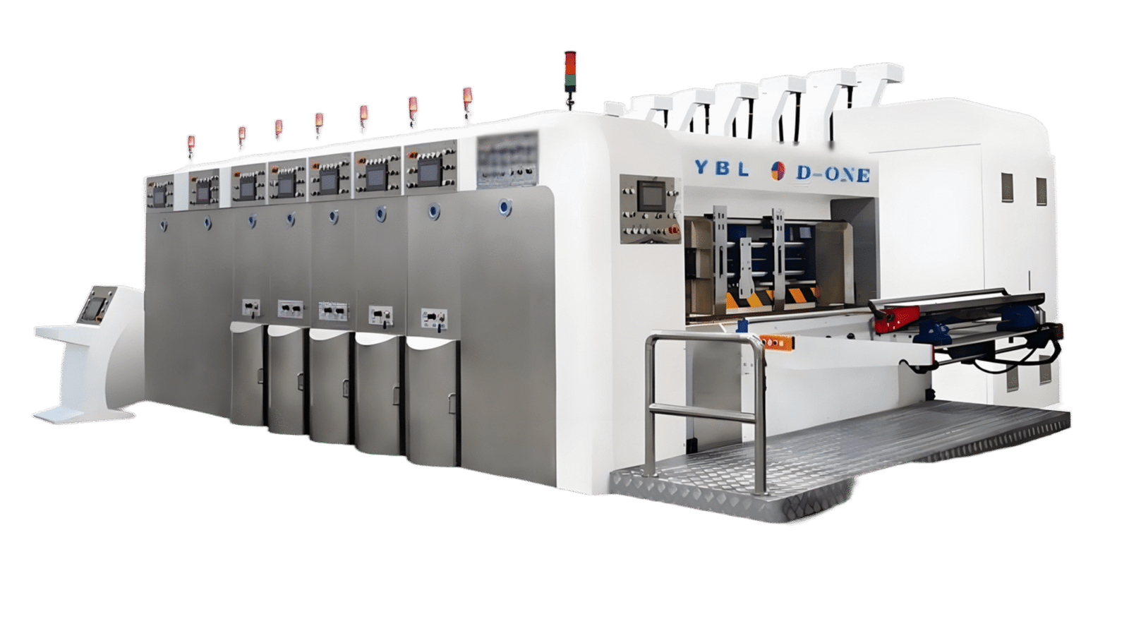 YBL-H・4 Intelligent High-Speed Corrugated Carton Printing Corner Cutting Slotting Die-cutting Machine