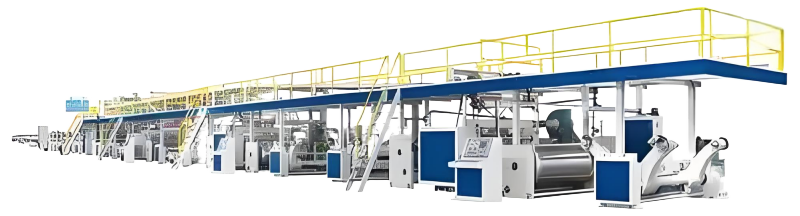 H-1800 5-Layer Fully Automatic Corrugated Cardboard Production Line (Steam Heating Type)